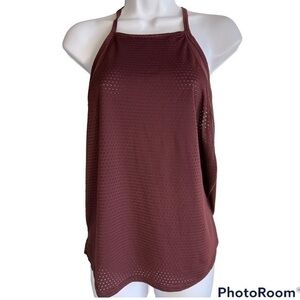 ATHLETA maroon racer back tank